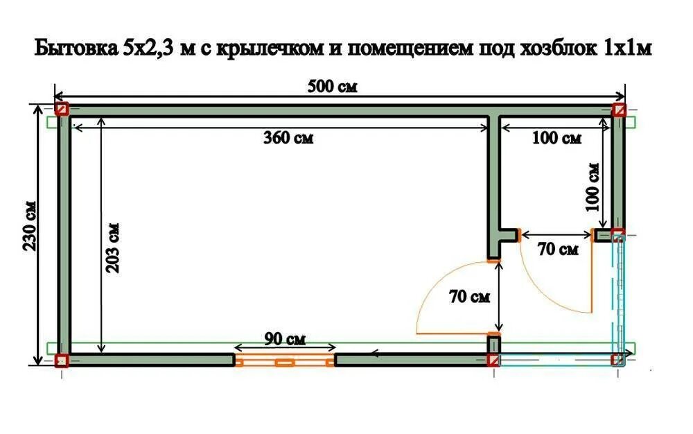 На сколько процентов площадь сарая меньше гаража