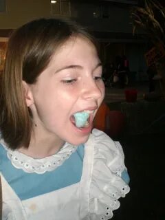 Brianna made the noble sacrifice of showing the little kids how to eat cott...