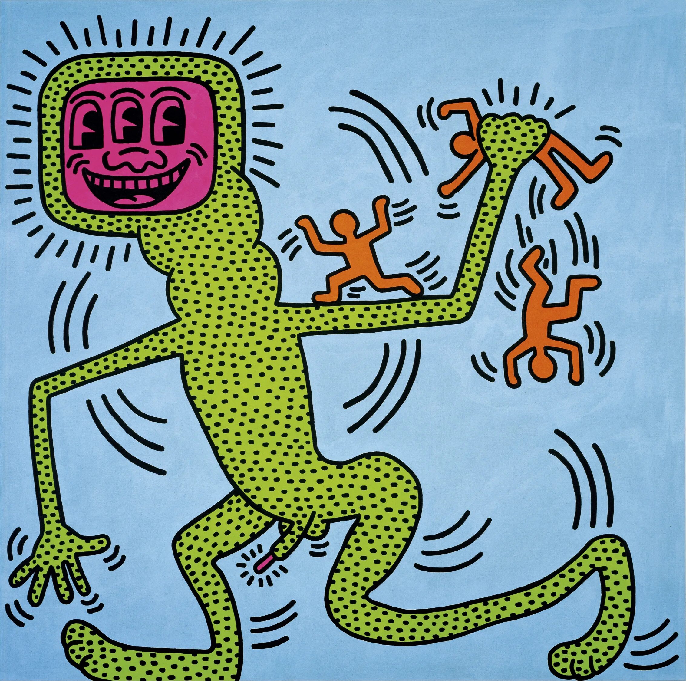 Кит харинг произведения. Кит Харинг. Кейт Харинг художник. Keith Haring картины. Keith Haring and Basquiat.