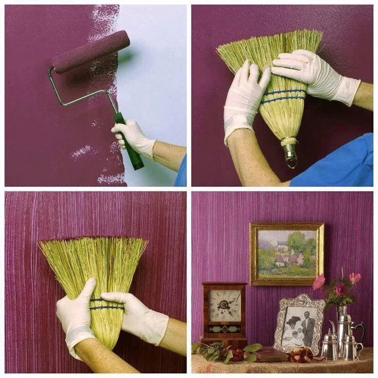 Декор краской на стене DIY Brushstroke Accent Wall Tutorial Diy accent wall, Accent wall, Brush strokes