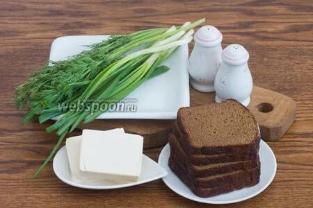 Зеленый лук плавленный сыр
