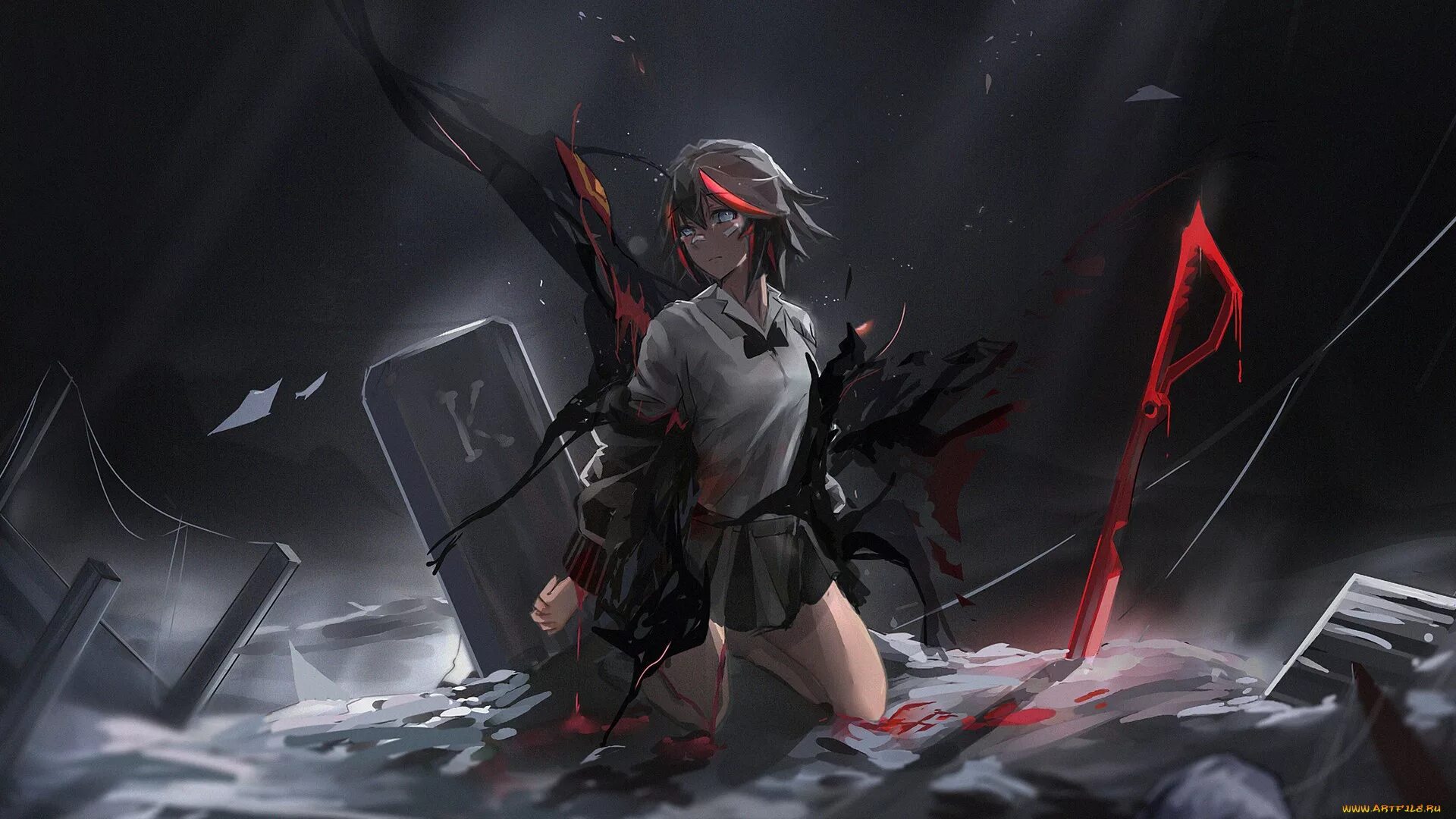 Рюко Матой. Ryūko Matoi. Kill la Kill 4к. K kill