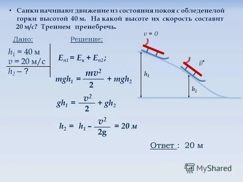 Движение из состояния покоя