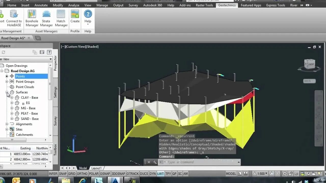 Открой view. Geotechnical Module для Civil 3d. Civil 3d Геология. Моделирование геологии Civil 3d. Цивил 3 модель.