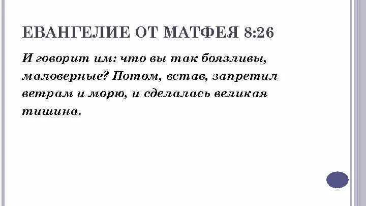 Евангелие от матфея читать 6. Что вы так боязливы маловерные. евангелие что вы так боязливы. матфея 26:26. ева́нгелие от матфе́я.