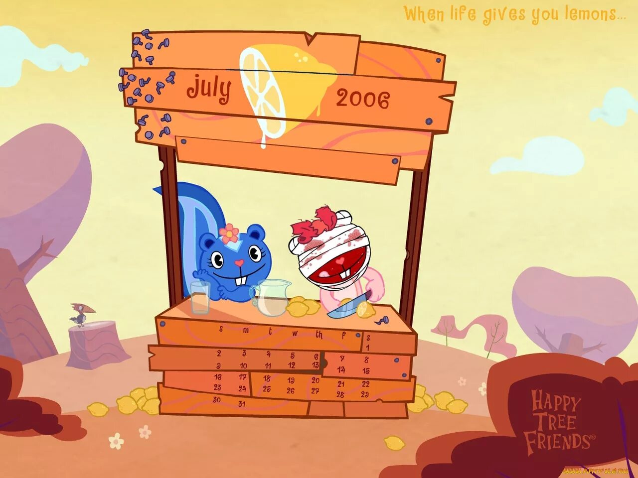 Фэт Кэт Happy Tree friends. Happy tree friends 2000