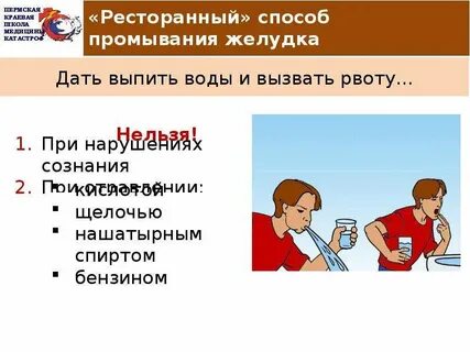 Как правильно промывать желудок при отравлении