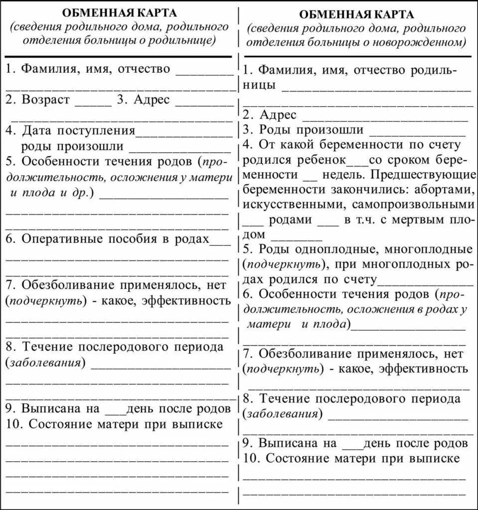 Диспансерная книжка для беременных. Обменная карта беременной в роддом. Как выглядит обменная карта. Заполнение обменной карты беременной. Обменно-уведомительная карта беременной.