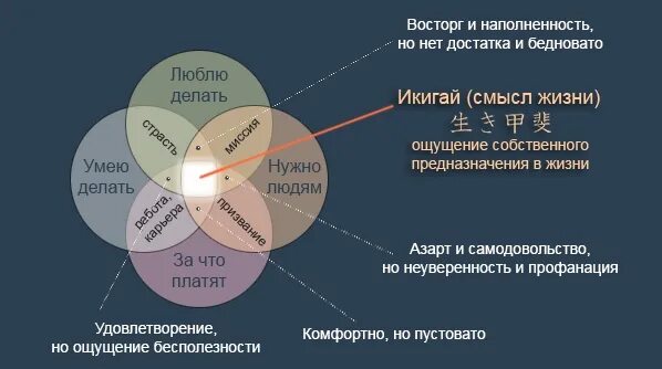 Система жизненных смыслов. Икигай смысл жизни. Икигай схема. Концепция Икигай. Икигай Япония.