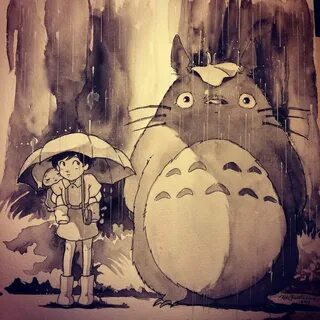 Рисовка миядзаки