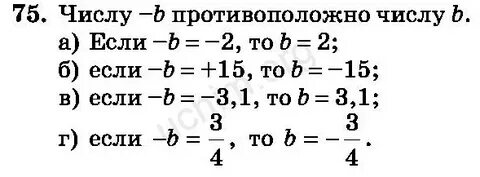 Математика 6 класс противоположные числа модуль числа