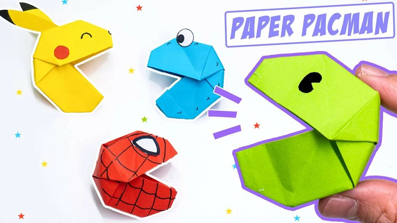 Оригами пакман. Оригами пакман. Оригами пэкмэн. Оригами пакман схема. Pacman оригами.