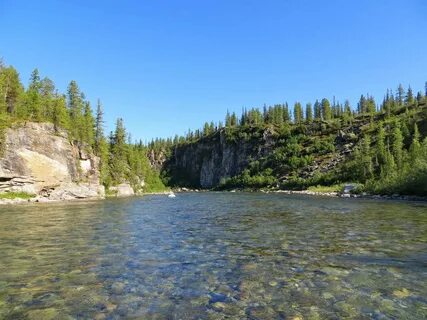 Устье реки в форме воронки