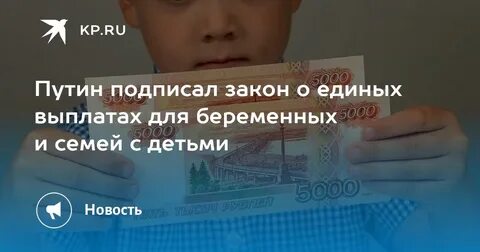 Законопроект единое пособие