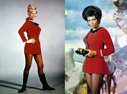 Star-Trek-Miniskirts---Grace-Lee-Whitney-and-Nichelle-Nichols. 