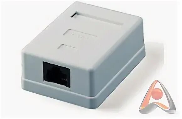 Розетка rj 45 одинарная категория 5e
