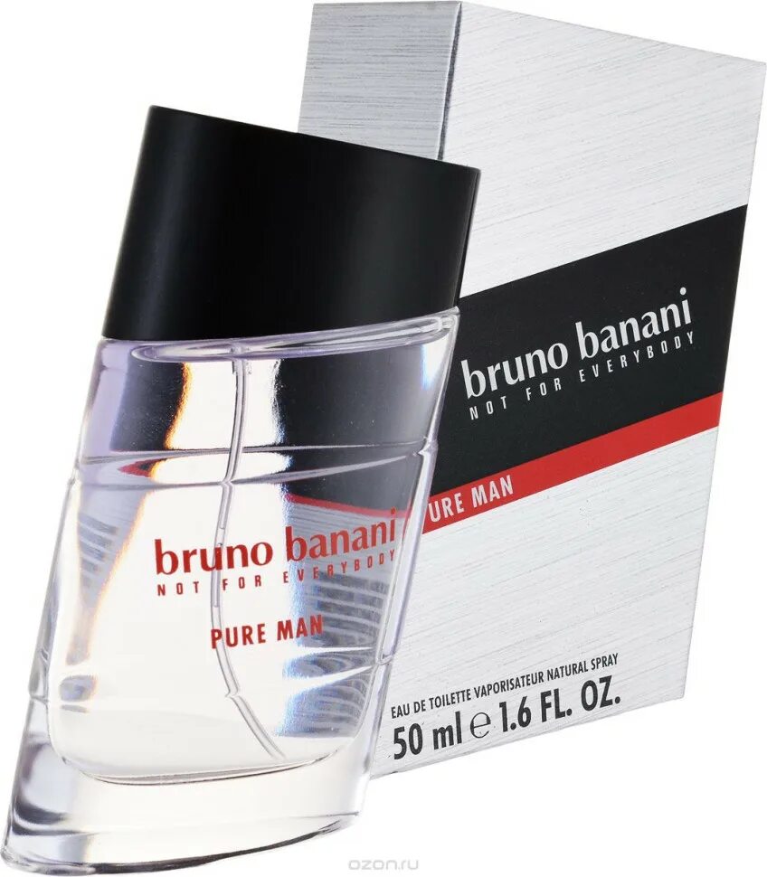 Bruno banani купить. Bruno Banani Pure man 50. Bruno Banani Pure man. Туалетная вода мужская Bruno Banani Pure man.