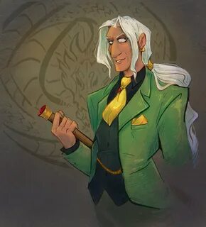 Portrait of a greedy man #JackieChanAdventures #Valmont. 