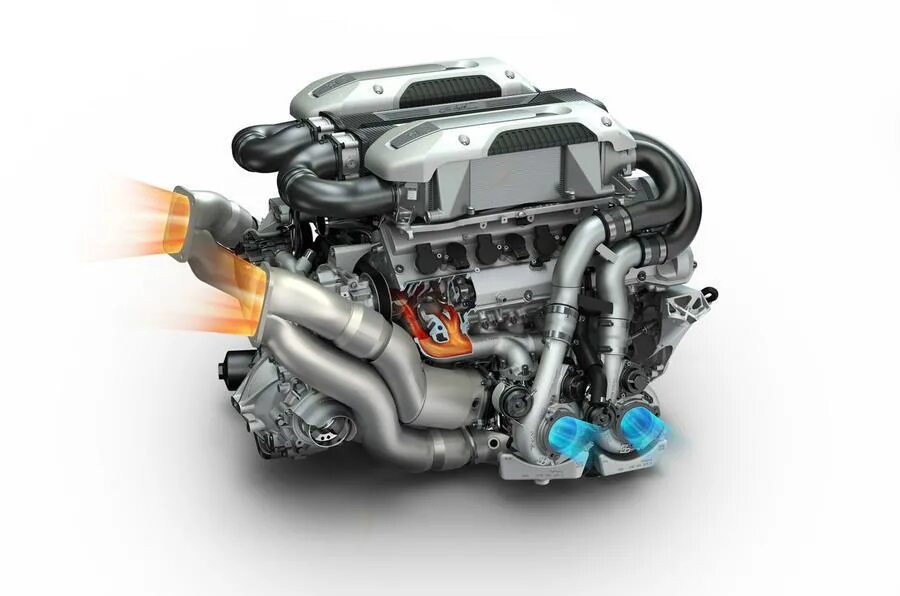 BUGATTI CHIRON ENGINE AND GEARBOX - Upscale-Models
