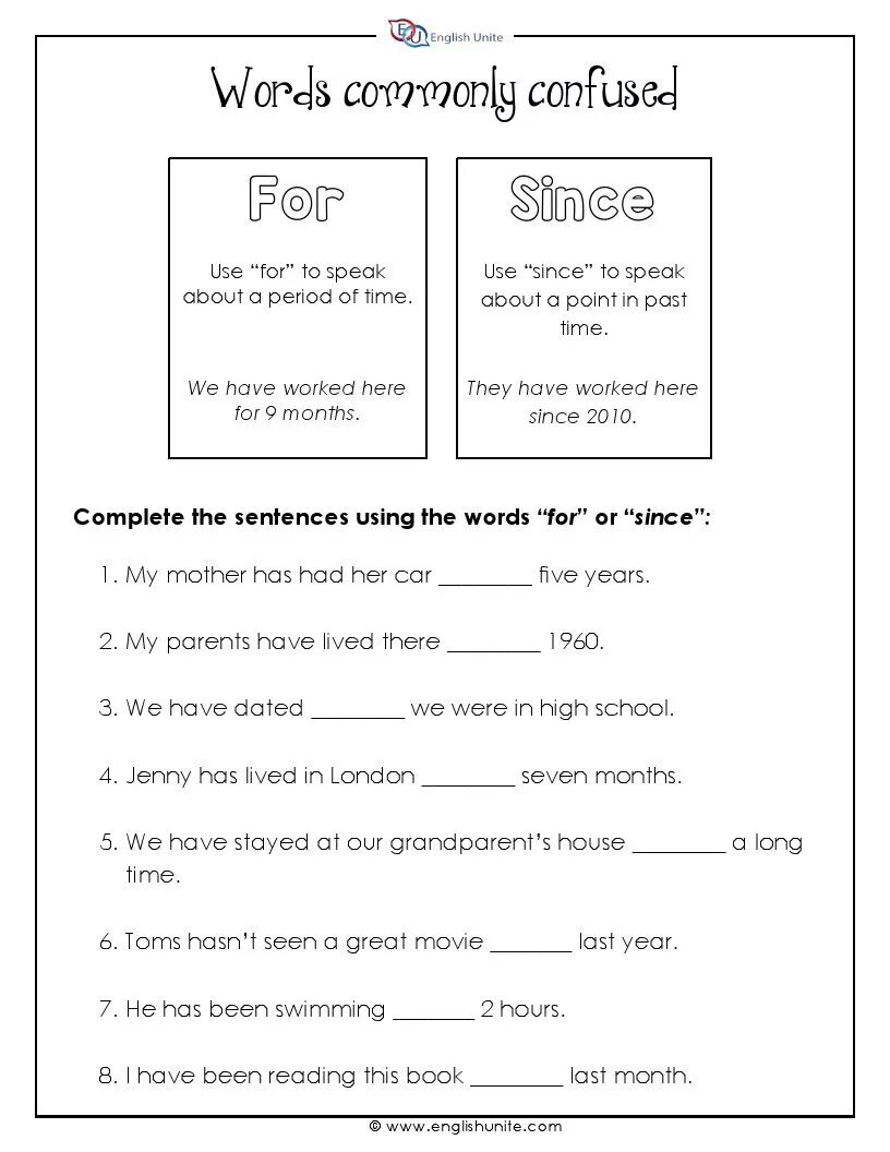 Since for упражнения. Present perfect since for упражнения. For since упражнения. For since ago упражнения. Презент Перфект Worksheets.