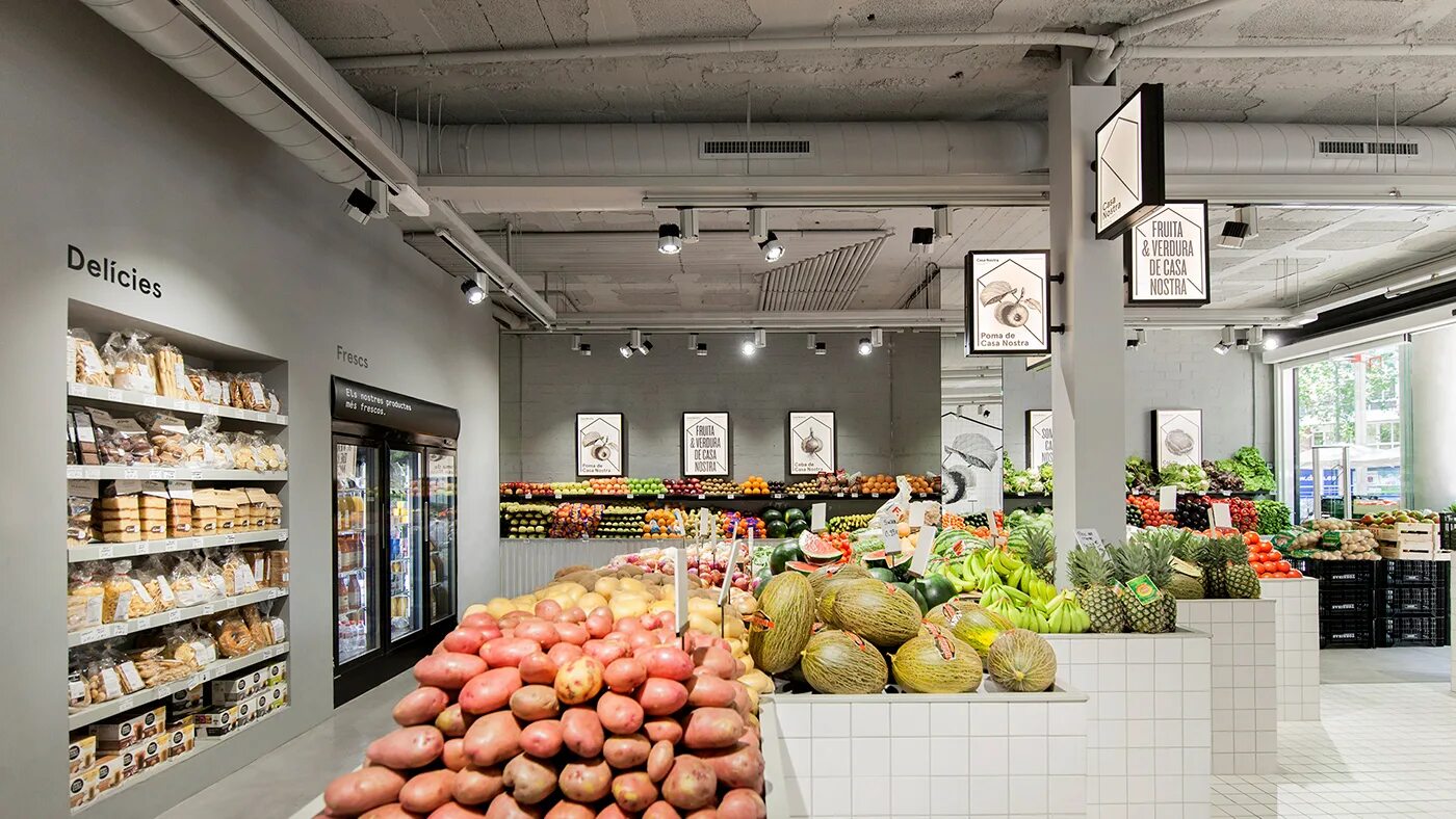 Овощей фруктов дом. Интерьер магазина овощи фрукты. Интерӣер супермаркет овощи фрукты. Овощной магазин Эстетика. Цвет стен в овощном магазине.