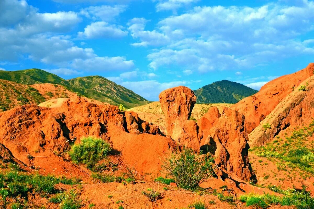 фантастические пейзажи. ущелье сказочное. ущелье джеты-огуз киргизия. фэнтезийный пейзаж горы ущелье. долина хейджу.