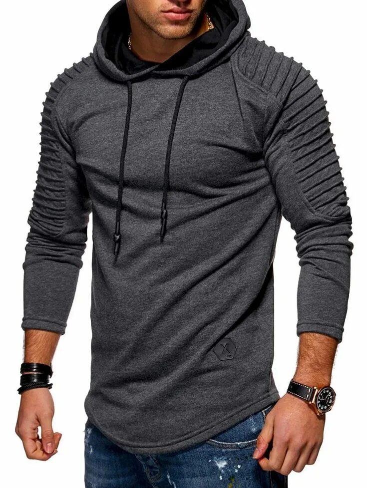 Купить мужские пуловеры с капюшоном Grin&Bear Grin&Bear Slim fit Halfzip Jacke K