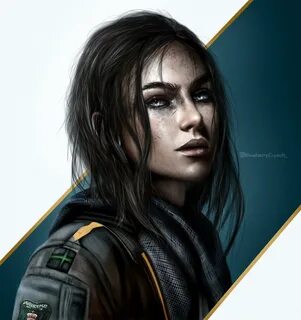 NØKK ( I drew her face like I wanted her to look like :) ) : Rainbow6.