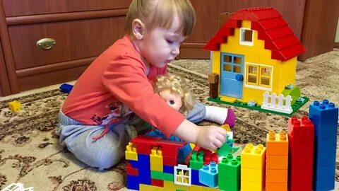 Построить из кубиков дети