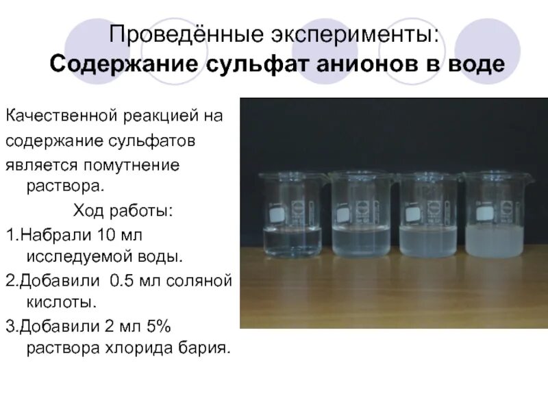 Дистиллированная вода реакция. Сульфаты в питьевой воде. Хлориды и сульфаты в воде. Растворы сульфатов в воде. Сульфаты в сточной воде.