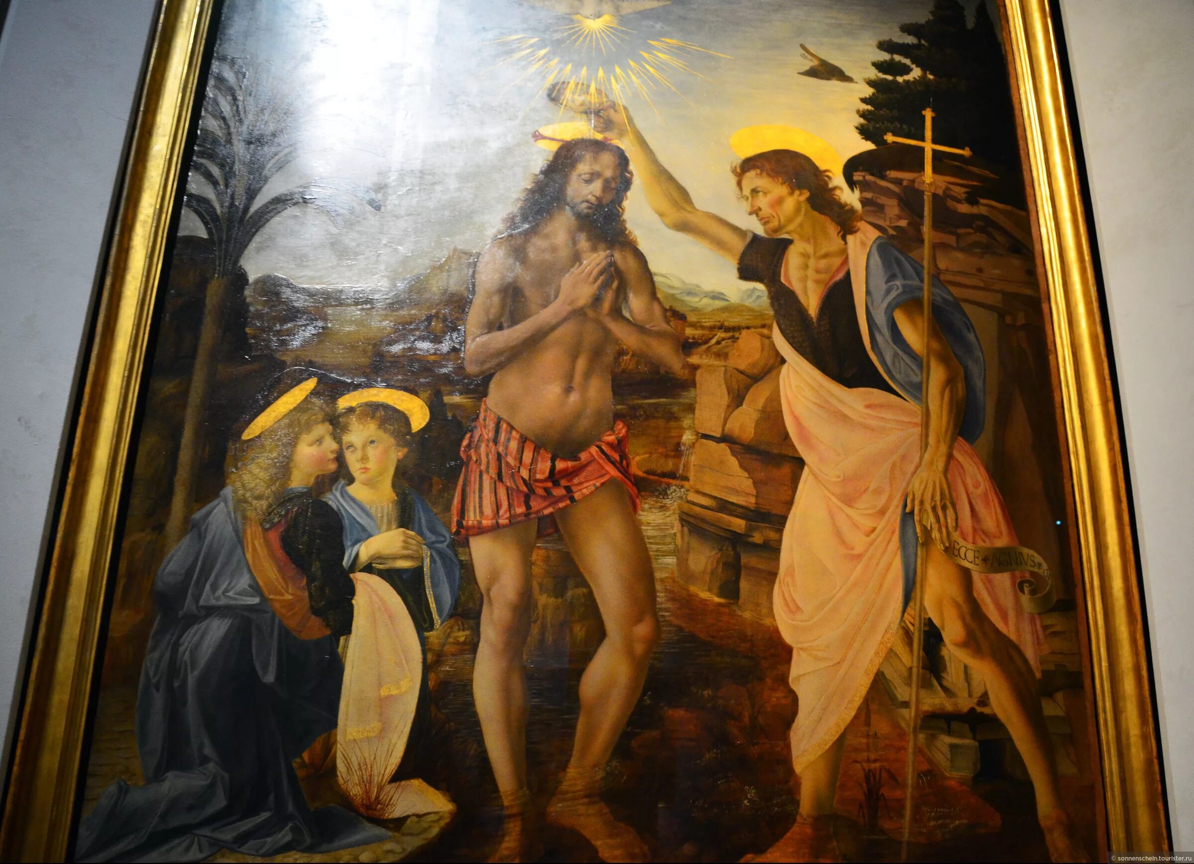 картина крещение христа леонардо да винчи. верроккьо крещение христа ангел леонардо. крещение христа леонардо да винчи. верроккьо крещение христа ангел леонардо. картина давинчи крещение христа.