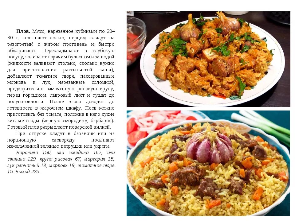 Сколько мясо надо на плов
