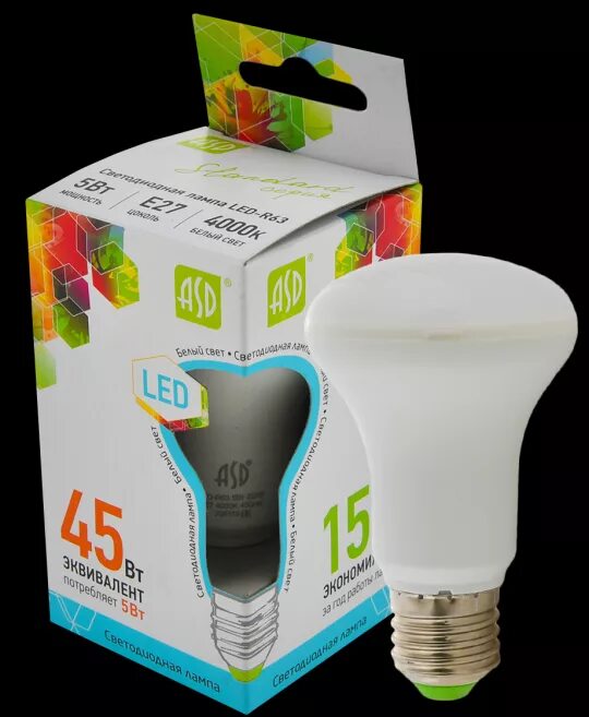 Светодиодные лампы led asd. Светодиодная лампа ASD 5.5 Вт. Лампа ASD led-r63-STD 4690612001593. Лампа led 5вт 220в e27 4000к. Лампа светодиодная r63-5 Вт -4000 к-е27 народная.