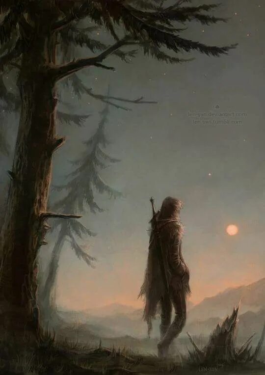 Странник в лесу. Одинокий путник фэнтези арт. Пилигрим паломник странник путешественник. Восточный пейзаж. Фэнтези пейзажи.