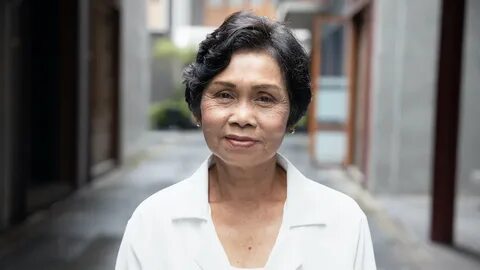 Asian old woman