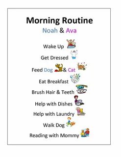 Morning routine