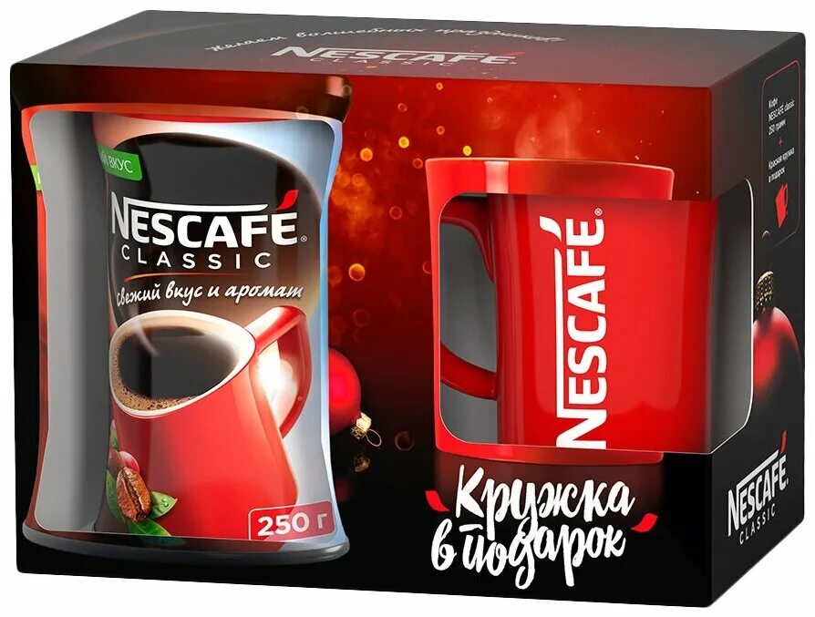 Кружки nescafe. Нескафе набор кофе с кружкой. Подарочный набор кофе с кружкой Нескафе. Подарочный набор: кофе + красная Кружка Nescafe. Кофе "Nescafe" Classic, 250г + Кружка красная.