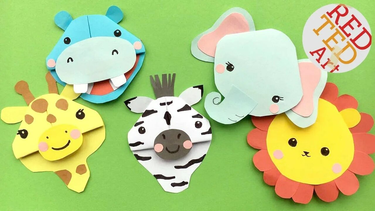Поделки из бумажных тарелок для детей. Animal craft. Аппликация. Farm animals craft. Animal craft.