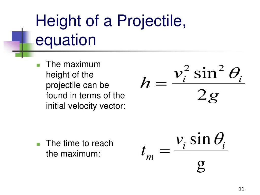 Projectile Motion Formulas. Projectile Motion формулы. Max height Formula. Velocity Formula.