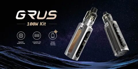 Оригинальный мод LostVape Grus, 100 Вт, 2,0 чип, комплект GRUS Электроника АлиЭк