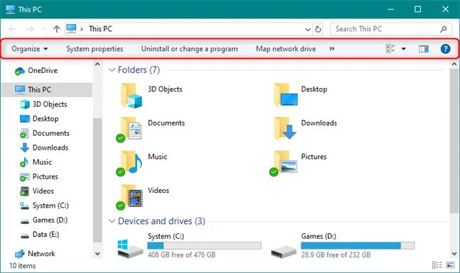 Удалить проводник windows 10. Отключение проводника windows 10. меню проводника. панель инструментов в проводнике windows 10. отключить проводник windows.