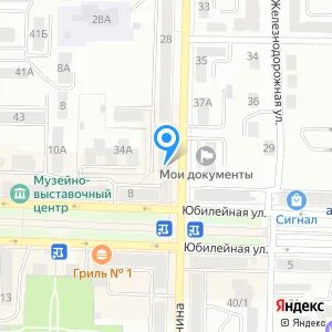 Юбилейная нефтекамск карта