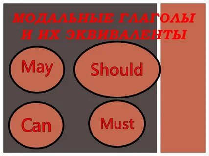 Вставьте необходимые модальные глаголы 13.4