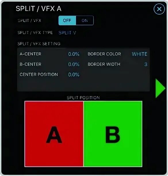 Параметры split. Параметры split