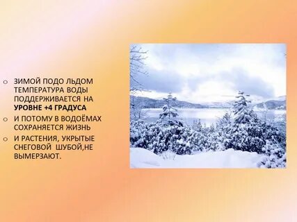 Почему зимой вода теплее