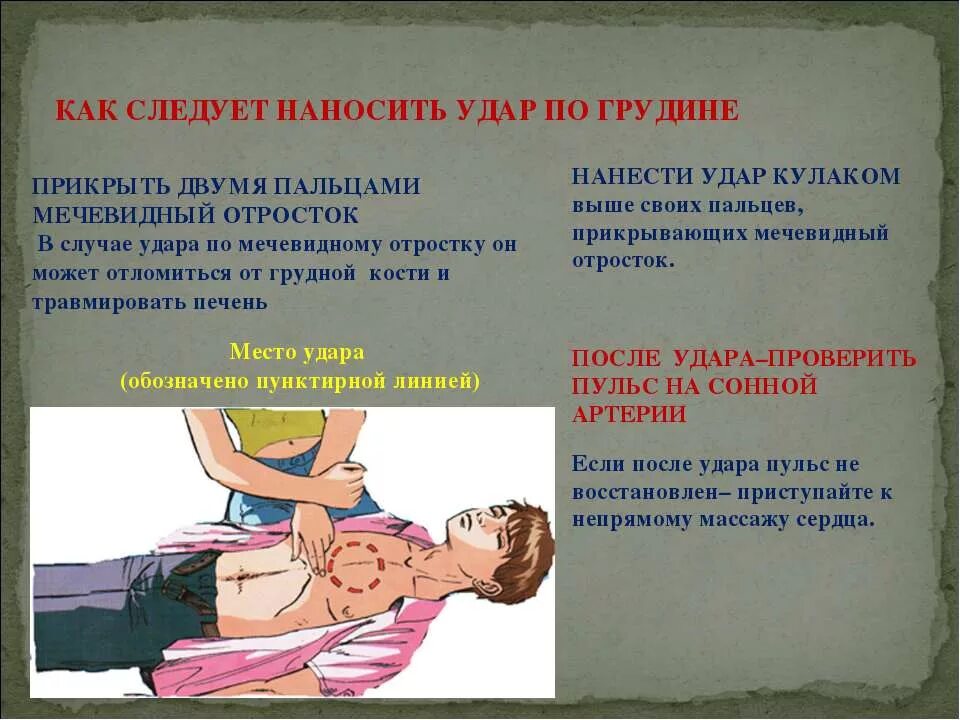 Помощь при дыхании и кровообращении