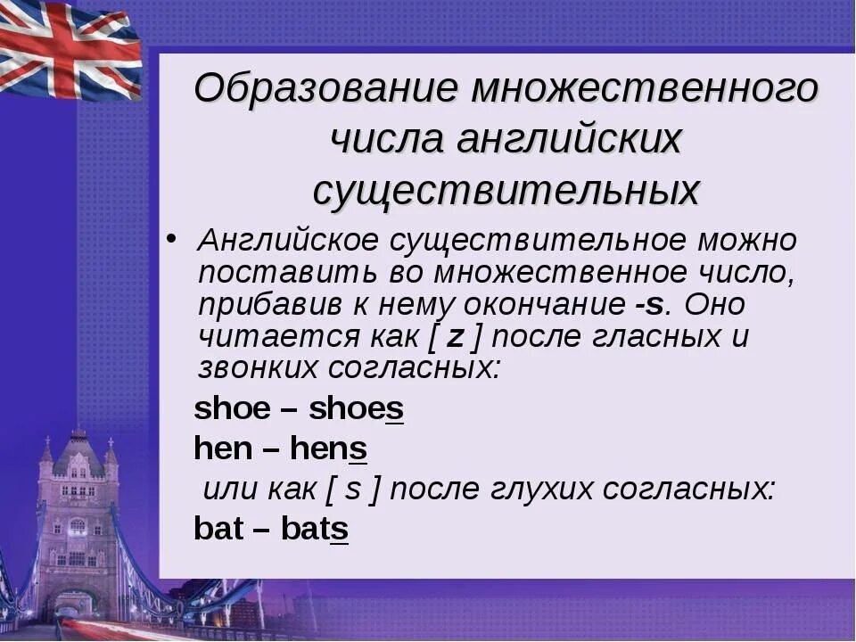 Окончания существительных в английском языке. Образование мн числа существительных в английском. Формирование множественного числа в английском языке. Слова во множественном числе в английском языке. Правило образования множественного числа в английском.