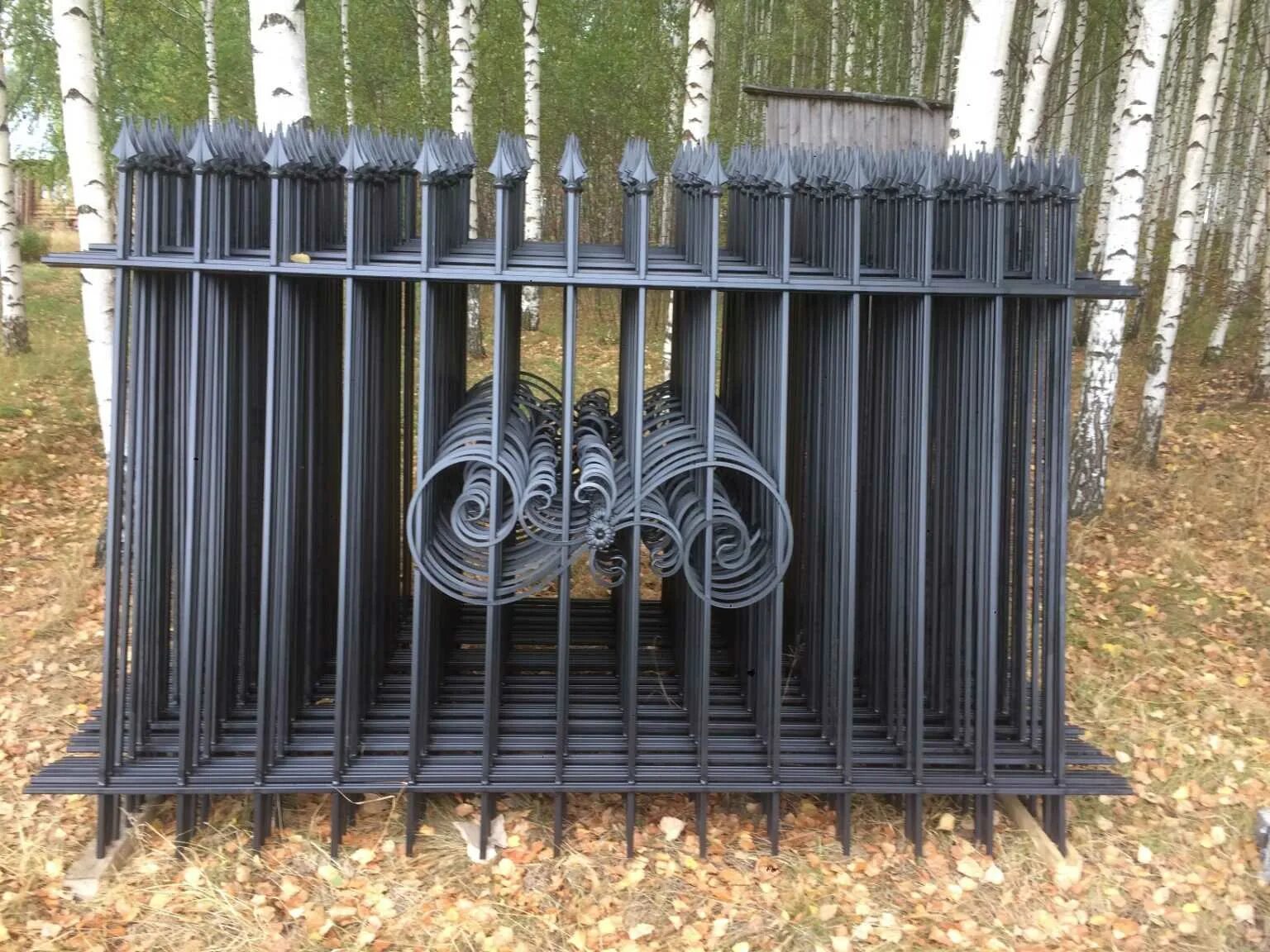 Решетка ограждения металлическая: оса-т15-00 высотой 1,0 м. Решетчатый забор металлический. Ограда металлическая сварная. 55. Секция ограждения polargos brema 1.