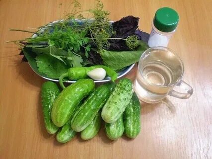 Рецепт малосольных огурцов кипятком