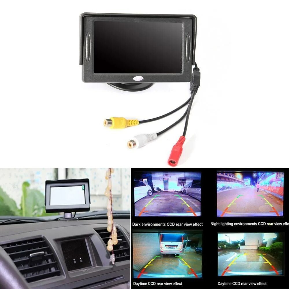 Tft digital. Монитор TFT LCD. TFT LCD Color Monitor 4.3 с камерой. TFT LCD Color Monitor 10.1.